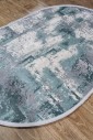 Килим Luxury 06047b beige-l.turquoise овал
